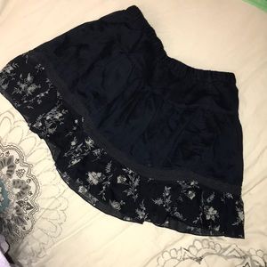 Navy blue Abercrombie skirt size small
